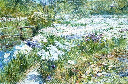 Childe Hassam The Water Garden